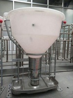Nouveau Mangeoire Automatique pour Porcs – Bac à Alimentation Sèche et Humide pour Porcelets et Porcs en Croissance pour Fermes et Porcheries