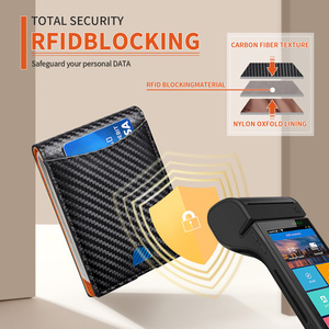 Cartera de nuevo estilo para hombre de la fábrica de cuero Banya <span class=keywords><strong>Nu</strong></span> de Guangzhou, tarjetero RFID antirrobo, artículo popular para llevar - Product Image 3