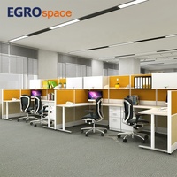 Meubles de bureau commerciaux EGROspace, combinaison de bureaux modulaires de haute qualité, cloison de bureau, cubicle
