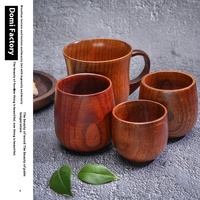 Tasse en céramique créative rétro en bois de jujube avec conception de laque japonaise classique petite tasse à boire domestique pour les fêtes Restaurants