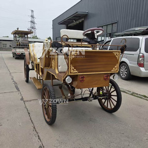 Nouvelle calèche électrique de style européen 4 places, chariot à chevaux personnalisé pour visites touristiques, sites panoramiques, centres de villégiature, mariages, vente en gros - Product Image 4