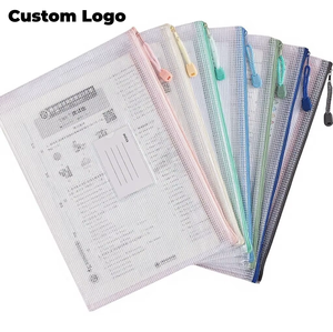 Busta con Cerniera in Plastica Trasparente A4 <span class=keywords><strong>Morda</strong></span>, Organizzatore Personalizzabile per Documenti con Tasca Porta Documenti - Product Image 4