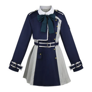 Disfraz de Cosplay de Lycoris Recoil, Vestido de Anime de Chizuka Nishiki Takina Inoue, Disfraz de Cosplay para Mujer Adulta, Estilo Uniforme Rojo y Azul - Product Image 4