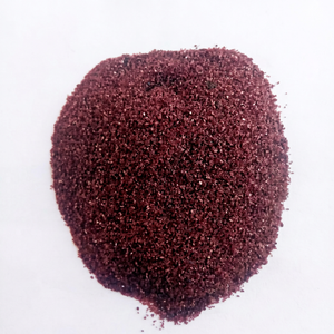 Silica <b>Sand</b> Abrasive Media 20x40 Mesh Irregular Shape Industrial Grade Red <b>Color</b> Surface Preparation Grinding Cleaning - Product Image 1