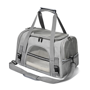 Bolsa de Transporte Transpirable para Mascotas con Ruedas y Asa de Carro para Gatos y Perros <span class=keywords><strong>Pequeños</strong></span>, Apta para Viajes en Avión - Product Image 1