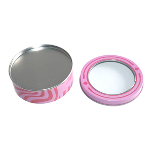 Пустая жестяная коробка, оптовая продажа, круглая металлическая прозрачная жестяная коробка, контейнер для печенья, печенья, закуски - Product Image 5