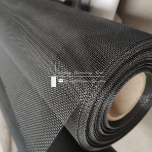 Anti-poussière En Acier Inoxydable Enduit de Poudre Noire de Maille D'écran De Fenêtre - Product Image 1