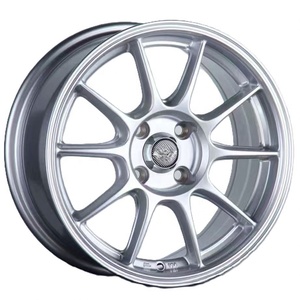 Jantes en alliage d'aluminium de <span class=keywords><strong>15</strong></span> <span class=keywords><strong>pouces</strong></span>, fabrication par formage à flux, 4X108 PCD pour Peugeot 206 et 207 Citroën, état neuf, jantes de voiture pour passagers - Product Image 1