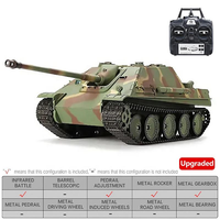 1/16 Heng Long 3869-1 allemand Jagdpanther 2.4G infrarouge bataille BB Airsoft fumée lumière son acier métal chenille RC réservoir modèle jouet