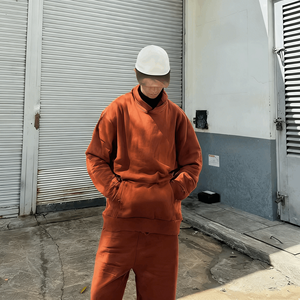 Sweats à capuche en coton personnalisés pour hommes et femmes oversize drop shoulder 420GSM heavyweight Streetwear pulls à capuche fabricant en vrac - Product Image 6