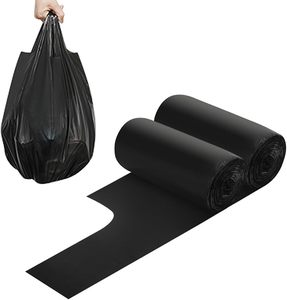 Bolsas de Basura Pequeñas Tipo Chaleco de LDPE Resistentes Huamaohengchun para Oficina, Cocina, Dormitorio, 60 Unidades, Blancas - Product Image 1