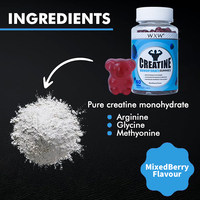 OEM Private Label Pre-Workout Supplementen Creatine Monohydrate Gummies Verhoogt Kracht en Uithoudingsvermogen