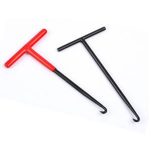 Poignée en forme de T tuyau d'échappement <span class=keywords><strong>clé</strong></span> <span class=keywords><strong>à</strong></span> ressort extracteur installateur crochets outil moto véhicule <span class=keywords><strong>électrique</strong></span> ressort crochet tirer outil - Product Image 1