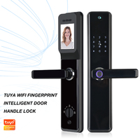 Cerradura Inteligente WiFi Tuya con Cámara de Ojo de Gato EY-788 Pro, Desbloqueo Remoto con Huella Dactilar, Contraseña, Tarjeta y Teclado Anti-espía