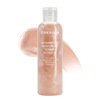 Sabun Mandi OEM Shimmering Shower Gel Pink Guava Melembapkan Aroma Tahan Lama Orange Blossom untuk Wanita