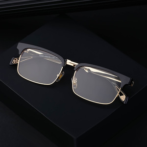 Gafas de Sol Retro Europeas Americanas Personalizadas 2026 para Hombre, Montura Media, Lentes de PC con Protección UV400, Gafas de Conducción Transfronterizas - Product Image 3