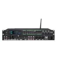 Amplificateur de guitare acoustique en métal neuf avec écran LCD, son stéréo USB/BT, télécommande, 15W, 3 canaux, double écho + réverbération haute performance
