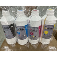 Couleur cmyk + w, encre dtf de haute qualité, 1000ml, jet d'encre blanc, premium pour imprimante dtf