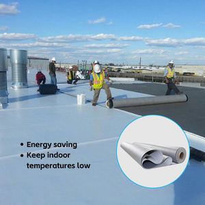 Membrana impermeabilizante sintética de aleación de polipropileno flexible y olefina termoplástica compuesta de poliolefina modificada TPO - Product Image 6