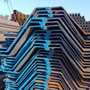 Palplanches en acier laminé à chaud de type U SY390 haute résistance, intégrées en usine, pour les travaux temporaires de barrage aquatique - Product Image 6
