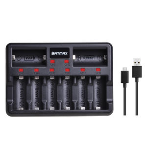 LCD Intelligent Rapide 8 Baies <span class=keywords><strong>CR123A</strong></span> Batterie <span class=keywords><strong>Chargeur</strong></span> pour Li-ion RCR123A 16340 RCR2 CR2 <span class=keywords><strong>Rechargeable</strong></span> Batteries - Product Image 2