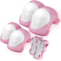 Ensemble d'équipement de protection pour enfants-Casque de vélo Skateboard Poignet Coudières en mousse durable pour vélo Patinage à roulettes Scooter