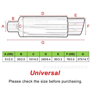 Solución de actualización de escape de acero inoxidable hecha a medida de China, convertidor catalítico de Metal expandido, tubo silenciador de escape duradero - Product Image 2