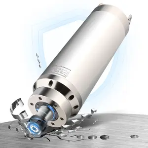 Cnc Metal Milling Machine 2.2kw Water Cooling Mini Brushless Spindle Motors for Turning Grinding 4 Bearings