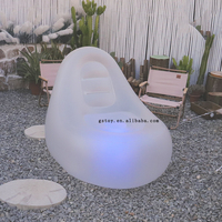 Chaise gonflable à Led pour meubles, chaise d'extérieur, canapé, lampe à Led éclairée