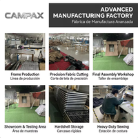 Tenda Atap CAMPAX Berbahan Aluminium Alloy Kelas Penerbangan, Cangkang Keras, 2-4 Orang, Empat Musim, Dua Lapis, Satu Kamar Tidur, Pemasangan Cepat Otomatis
