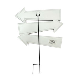 Personalizado UV Impreso Navidad Metal Estaca Adorno de jardín para la decoración del hogar al aire libre OEM Bienvenido - Product Image 2