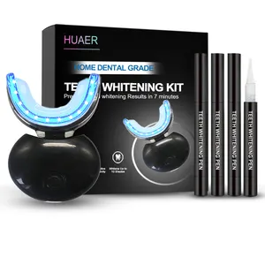 Wholesale Custom Whitening Gel Wireless Kits White Led Light Professional Private Logo Free Sample Teeth Whitening Kit Home Use