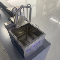 Friteuse électrique commerciale Hansu 15L à double température avec affichage numérique 4000W pour frites et snacks, avec contrôle de la température