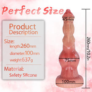 แท่งดิลโด้ซิลิโคนสำหรับทวารรูปไก่หมาป่าอุปกรณ์ทางเพศของสัตว์ชิ้นส่วนส่วนตัวของผู้หญิงสำหรับผู้ชายและผู้หญิง - Product Image 5