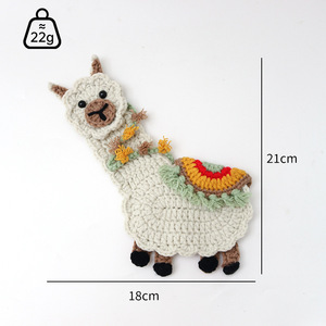 Nouvelle Peluche Moderne en Crochet Fait Main, Hamster Triste de Dessin Animé, Ornement Décoratif pour Mariage et Condoléances - Product Image 4