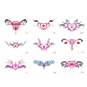Tatuaje Temporal Impermeable para la Cintura, Calcomanía de Papel Duradera para Arte Corporal de Adultos, para Decoración Corporal en Fiestas y Festivales - Product Image 2