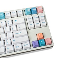 GMK Rainbow Gradient Keycaps 129 Keys Dye Sub PBT Keycap for Mechanical Keyboard With 2U 1.75U Shift GK61 GK64 980