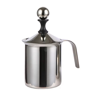 Máy tạo bọt bằng tay Máy tạo bọt thủ công Thép không gỉ thân thiện với môi trường Dung tích 400/800cc để sử dụng tại nhà Thiết kế tiện dụng Nhẹ - Product Image 2