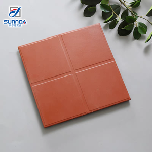 Piastrelle in Ceramica Rustica Terracotta, Colori Rosso Puro, Grigio, <span class=keywords><strong>Giallo</strong></span>, Texture Quadrata Punteggiata, <span class=keywords><strong>per</strong></span> Giardino e Esterni, Varie Dimensioni, Foshan - Product Image 3