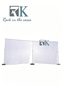 ขาตั้งท่อปรับระดับได้และฉากหลังผ้าม่านสำหรับงานแต่งงาน - Product Image 1