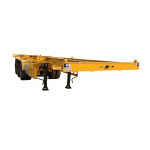 Semirimorchio Scheletrato a 3 Assi Economico e Veloce da Vendere con Chiusure Multiple per il Trasporto Containerizzato Transfrontaliero Pan-Africa - Product Image 2
