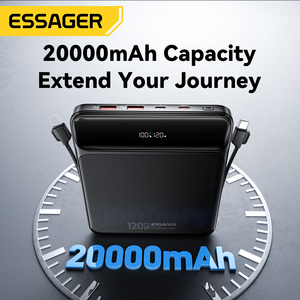 <span class=keywords><strong>ESSAGER</strong></span> PB905 Série 4 Ports Téléphone Portable Chargeur Ordinateur Portable 20000mah Power Pack Portable Power Bank Câbles Intégrés - Product Image 4