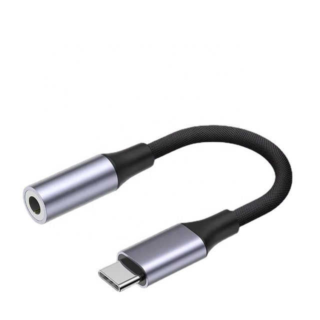 2023 Hot Sale Metal DAC Chipset Universal USB-C Type C Adapter Port to 3.5mm Aux Jack Ear/Headphone for Samsung google huawei Mi