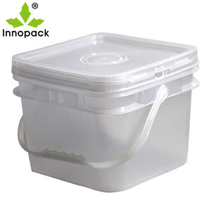 Vente en gros seau en plastique carré personnalisé de 2 gallons seau tout usage à miel pour fûts seaux et barils - Product Image 4