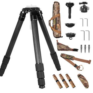 Bền sợi carbon săn bắn chân máy với yên kẹp chân có thể điều chỉnh Hunter Tripod - Product Image 4