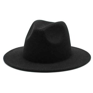 Rongguang Groothandel Casual Multicolor Hoge Kwaliteit Vintage Brede Rand Fedora Hoeden Voor Vrouwen Mannen - Product Image 3