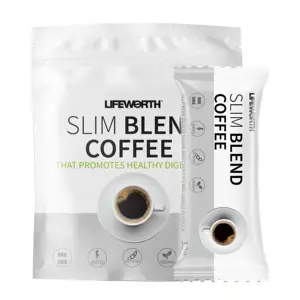 Lifeworth脂肪燃烧咖啡平腹减肥贴合美容速溶绿色咖啡自然