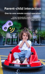 <span class=keywords><strong>Auto</strong></span> Elettriche 12V per Bambini da <span class=keywords><strong>2</strong></span> a 4 Anni, Veicoli per Parchi Divertimento con Telecomando, Rotazione a 360 Gradi con Luci - Product Image 3