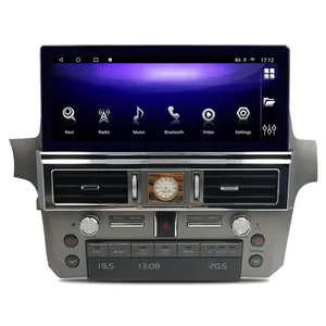12,3 дюймов магнитола GPS навигация для Lexus GX 400/460 2010-2021 Android с мультимедийным проигрывателем головное устройство с CarPlay