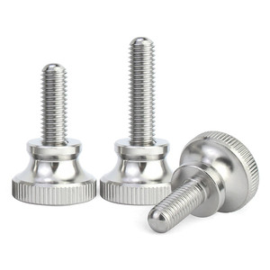 uxcell Lot de 4 boutons moletés avec rondelles et écrous